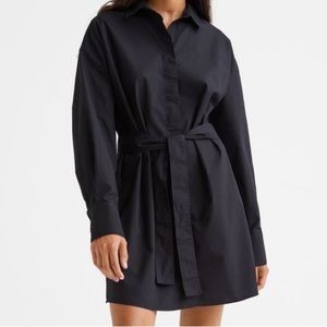 H&M Divided Women Dress, Size XS, Color Black